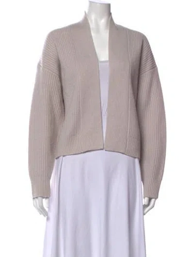 Pre-owned Naked Cashmere Cashmere Open Front Sweater In Neutrals