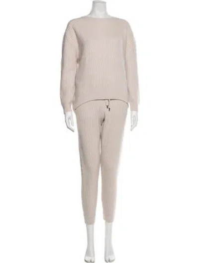 Pre-owned Naked Cashmere Cashmere Pant Set In Neutral