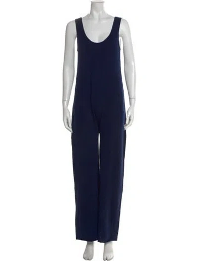 Pre-owned Naked Cashmere Cashmere Scoop Neck Jumpsuit In Blue