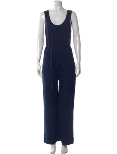 Pre-owned Naked Cashmere Cashmere Scoop Neck Jumpsuit In Blue