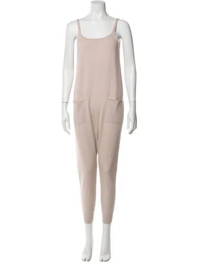 Pre-owned Naked Cashmere Cashmere Scoop Neck Jumpsuit In Neutral