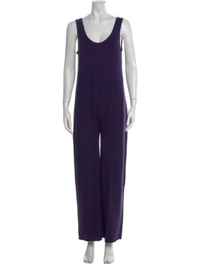 Pre-owned Naked Cashmere Cashmere Scoop Neck Jumpsuit In Purple