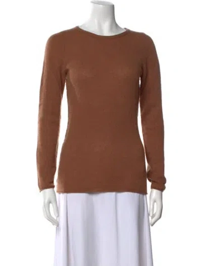 Pre-owned Naked Cashmere Cashmere Scoop Neck Sweater In Brown