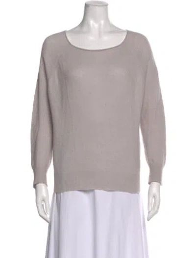 Pre-owned Naked Cashmere Cashmere Scoop Neck Sweater In Gray