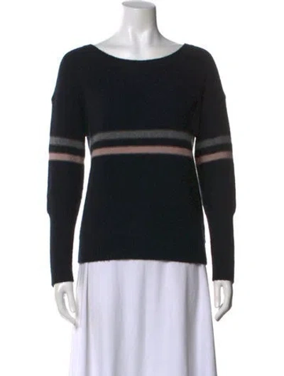Pre-owned Naked Cashmere Cashmere Striped Sweater In Black