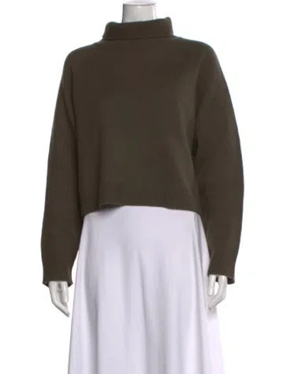 Pre-owned Naked Cashmere Cashmere Turtleneck Sweater In Green