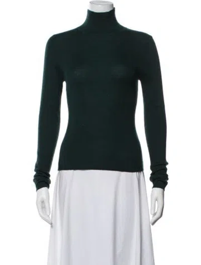 Pre-owned Naked Cashmere Cashmere Turtleneck Sweater In Green