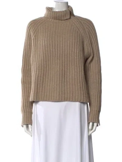 Pre-owned Naked Cashmere Cashmere Turtleneck Sweater In Neutral