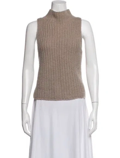 Pre-owned Naked Cashmere Cashmere Turtleneck Sweater In Neutrals