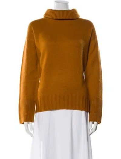 Pre-owned Naked Cashmere Cashmere Turtleneck Sweater In Orange