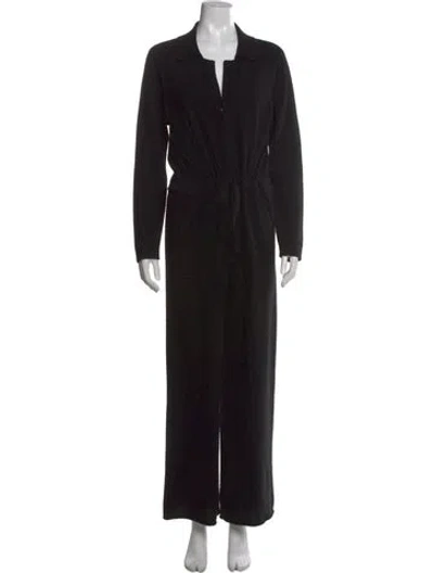 Pre-owned Naked Cashmere Cashmere V-neck Jumpsuit In Black