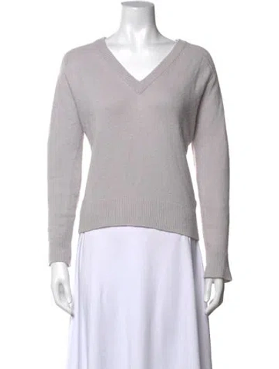 Pre-owned Naked Cashmere Cashmere V-neck Sweater In Gray