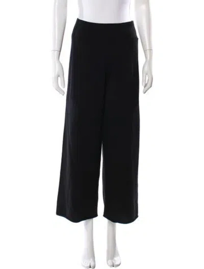 Pre-owned Naked Cashmere Cashmere Wide Leg Pants In Black