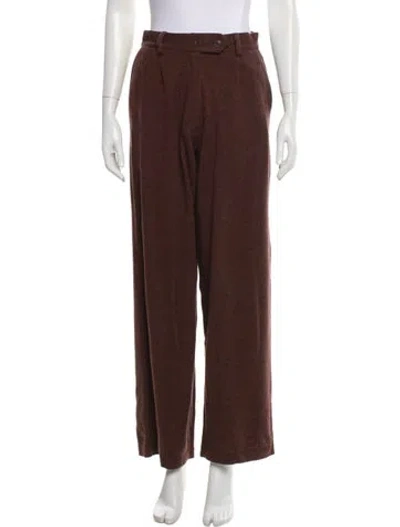 Pre-owned Naked Cashmere Cashmere Wide Leg Pants In Brown