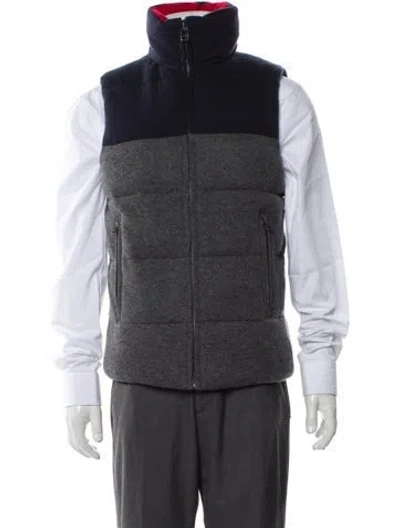 Pre-owned Naked Cashmere Colorblock Pattern Vest W/ Tags In Gray