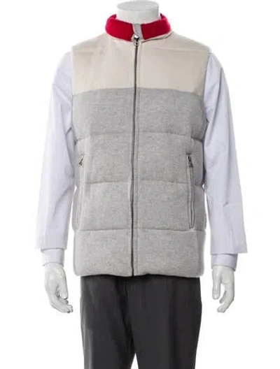 Pre-owned Naked Cashmere Colorblock Pattern Vest W/ Tags In Neutral