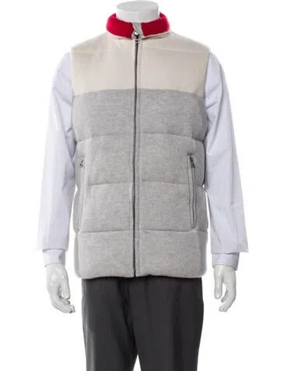 Pre-owned Naked Cashmere Colorblock Pattern Vest W/ Tags In Neutral