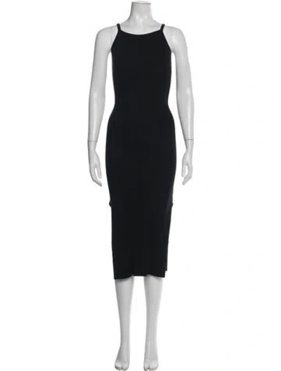 Pre-owned Naked Cashmere Crew Neck Long Dress In Multi