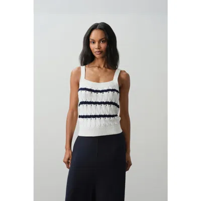 Naked Cashmere Elena Square Neck Tank In Multi