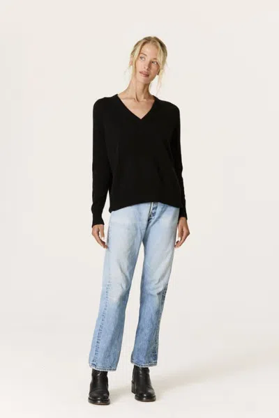 Naked Cashmere Harlyn Cashmere V-neck Sweater In Black