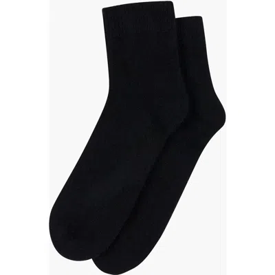 Naked Cashmere Micah Cashmere Socks In Black