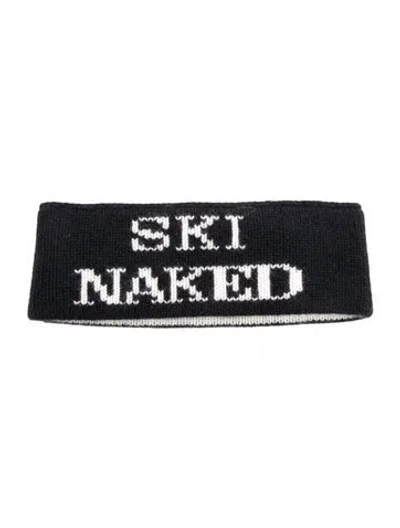 Pre-owned Naked Cashmere Rayme Ski Naked Headband W/tags In Black