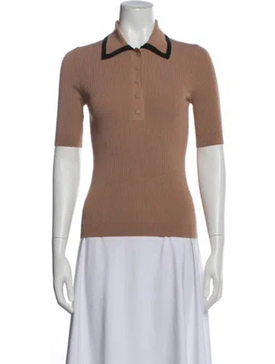 Pre-owned Naked Cashmere Short Sleeve Polo In Neutral