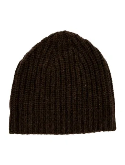 Pre-owned Naked Cashmere Solid Knitted Beanie In Brown