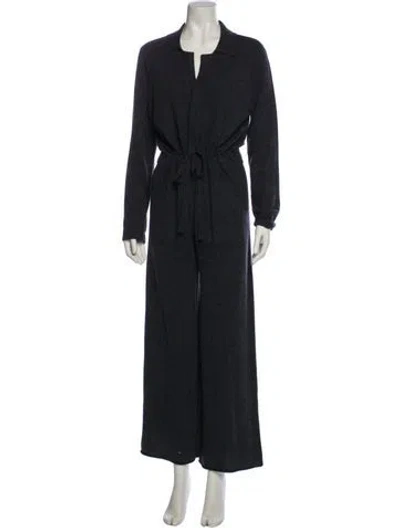 Pre-owned Naked Cashmere V-neck Jumpsuit In Blue