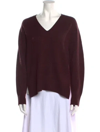 Pre-owned Naked Cashmere V-neck Sweater W/ Tags In Purple