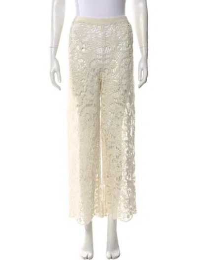 Pre-owned Naked Cashmere Wool Wide Leg Pants In Neutral