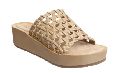 Naked Feet Cyprus Sandal In Gold In Beige