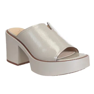 Naked Feet Freja Heel In Greige In White | ModeSens