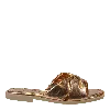 Naked Feet Goa Flat Sandals In Brown