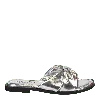 Naked Feet Goa Flat Sandals In Grey