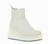 Naked Feet Guild Wedge Chelsea Boot In Multi