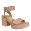 Naked Feet Iconoclast Heeled Sandals In Brown
