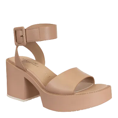 Naked Feet Iconoclast Heeled Sandals In Brown