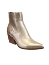 Naked Feet Women's Baton Ankle Boot In Soft Gold In Neutral