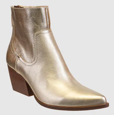 Naked Feet Women's Baton Boot In Soft Gold In Multi