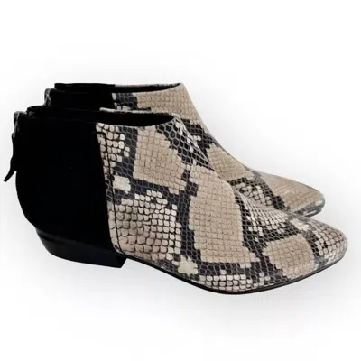 Naked Feet Women's Chi Bootie In Snake Print