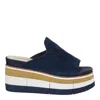 Naked Feet Women's Flow Platform Sandal In Navy In Blue