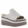 Naked Feet Flow Wedge Slide Sandal In Grey