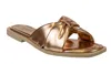 Naked Feet Women's Goa Flat Sandals In Bronze