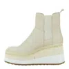 Naked Feet Guild Wedge Chelsea Boot In Green