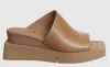 Naked Feet Women's Infinity Wedge Sandals In Camel In Brown