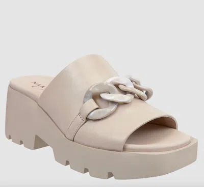 Naked Feet Women's Iso Platform Sandals In Beige In Multi