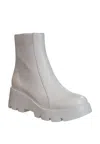 Naked Feet Xenus Lug Bootie In Grey