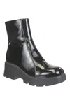 Naked Feet Xenus Lug Bootie In Black