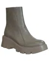 Naked Feet Women's Xenus Platform Ankle Boots In Greige In Grey